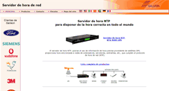 Desktop Screenshot of es.atomic-clock.galleon.eu.com